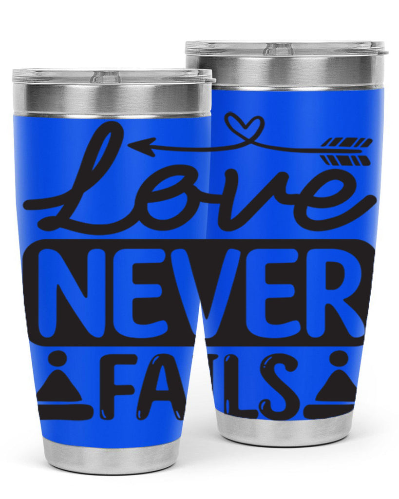 Love never fails 317#- winter- Tumbler