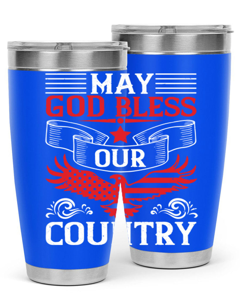 May God bless our country Style 133#- Fourt Of July- Tumbler