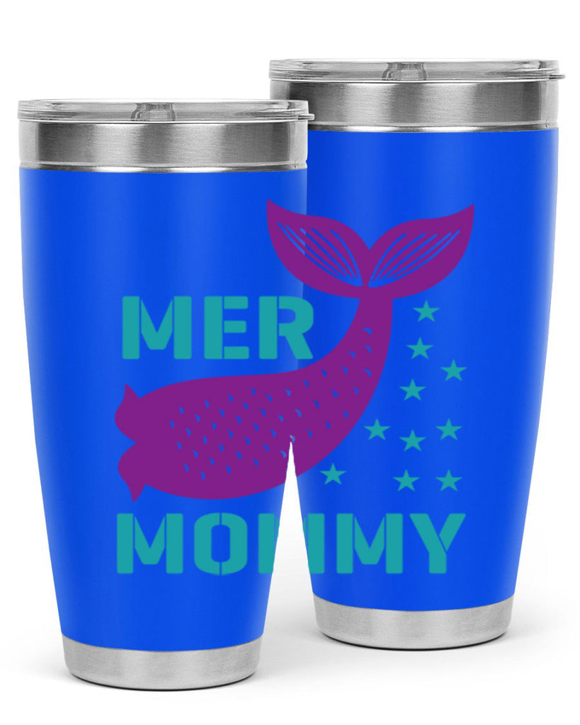 Mer Mommy 342#- mermaid- Tumbler
