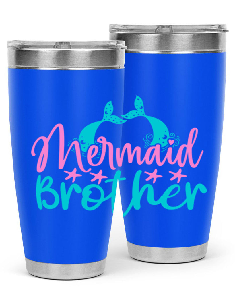 Mermaid Brother 354#- mermaid- Tumbler