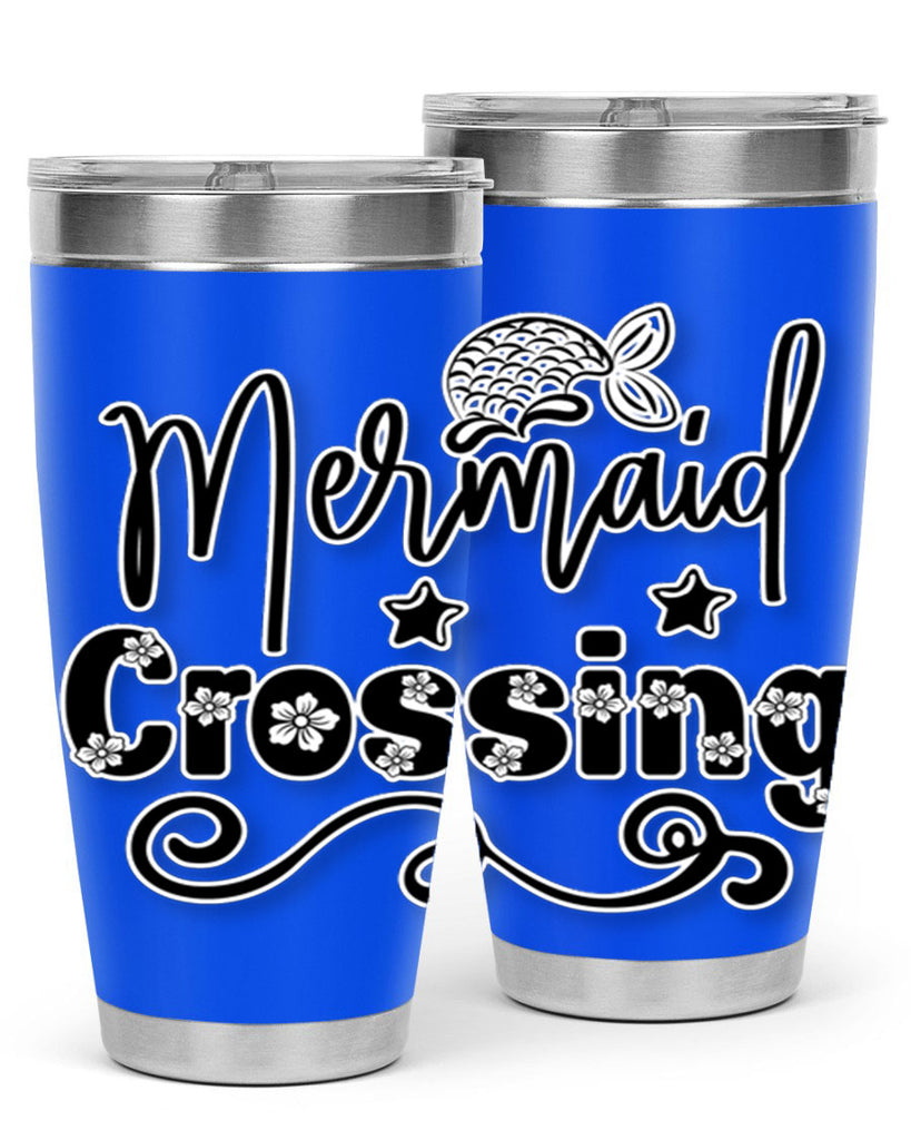 Mermaid Crossing 400#- mermaid- Tumbler