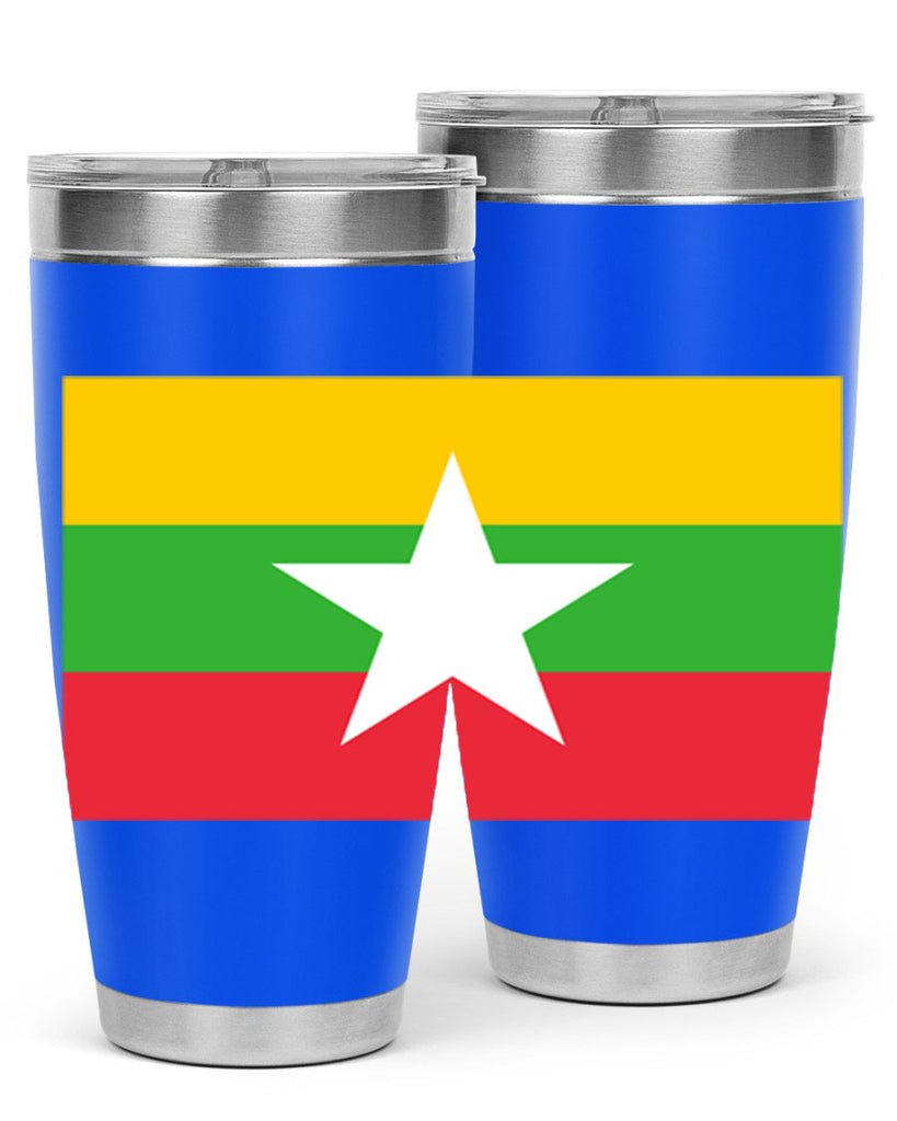 Myanmar 79#- world flags- Tumbler