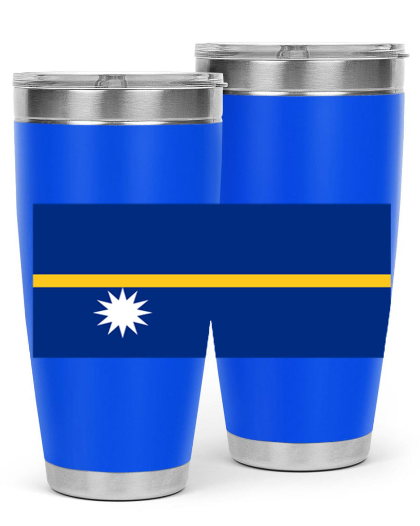 Nauru 77#- world flags- Tumbler