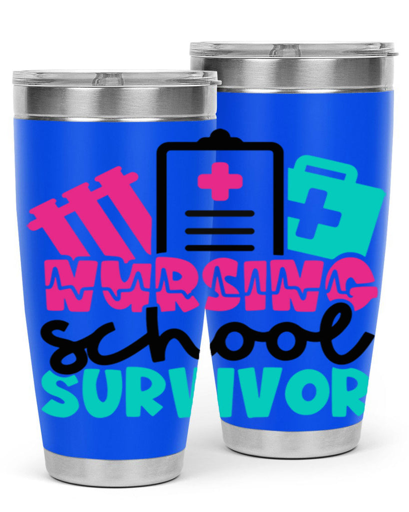 Nursing School Survivor Style Style 62#- nurse- tumbler