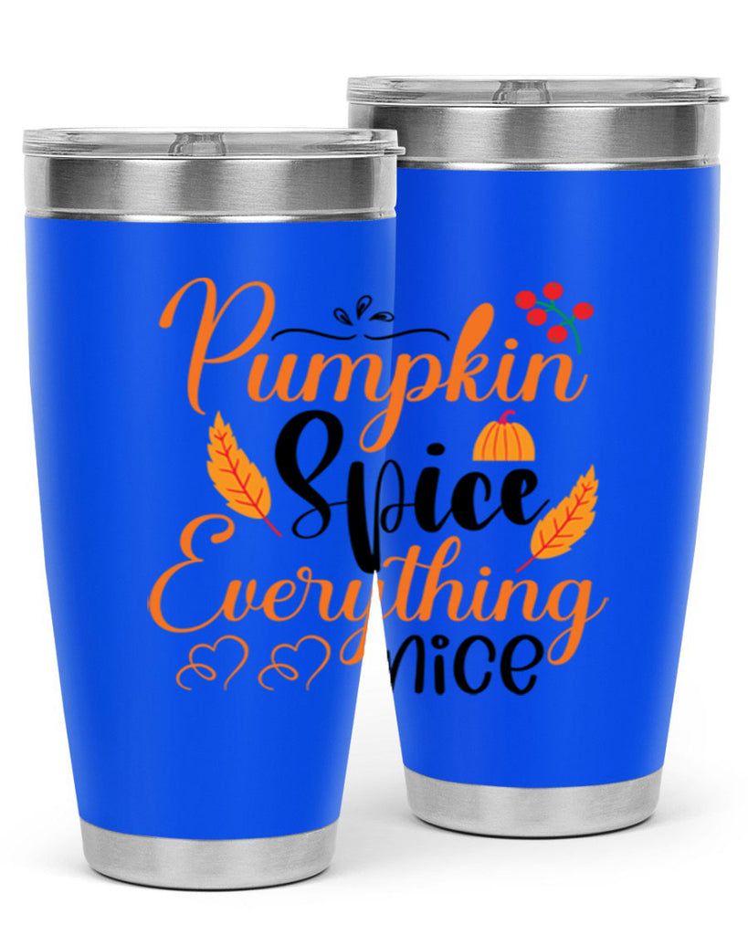 Pumpkin Spice Everything Nice 543#- fall- Tumbler