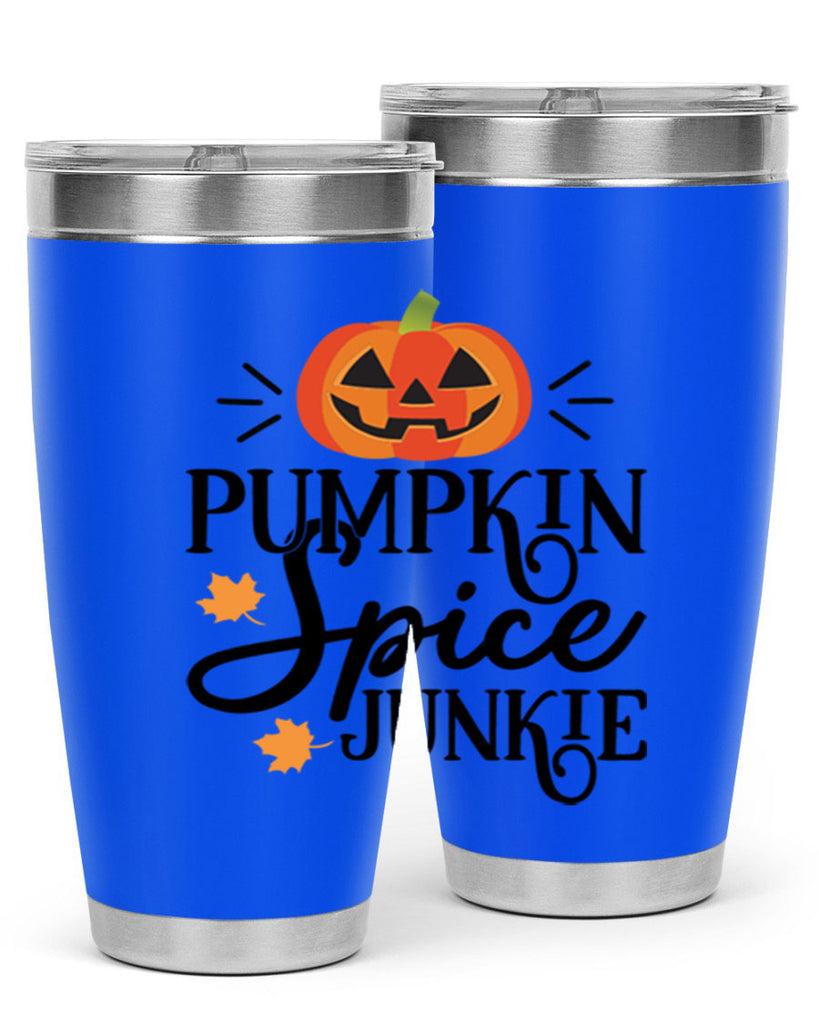 Pumpkinspicejunkie 568#- fall- Tumbler
