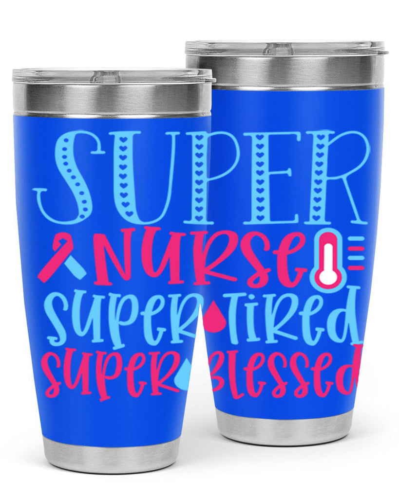 Super Nurse Super Tired Style 346#- nurse- tumbler