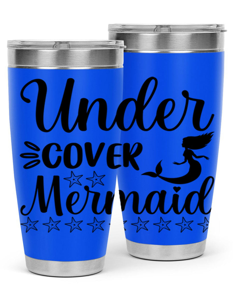 Under cover mermaid 650#- mermaid- Tumbler