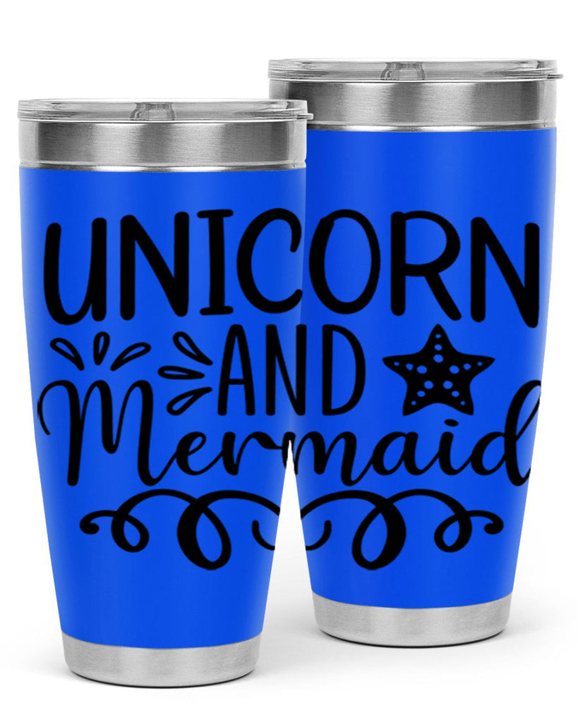 Unicorn And Mermaid 658#- mermaid- Tumbler