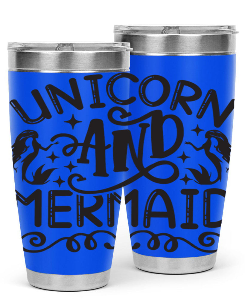 Unicorn and mermaid 660#- mermaid- Tumbler