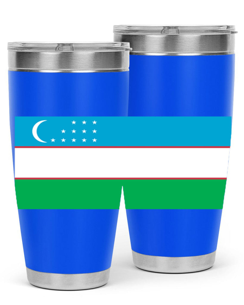 Uzbekistan 8#- world flags- Tumbler