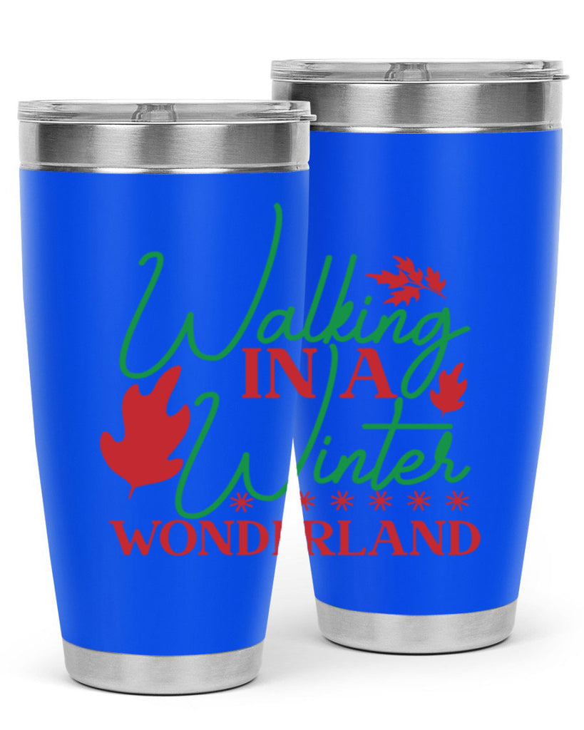 Walking In A Winter Wonderland 438#- winter- Tumbler
