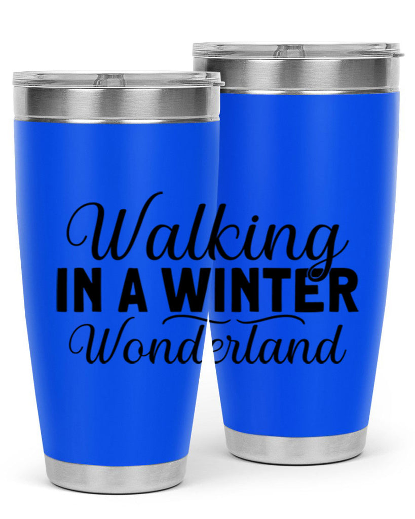 Walking in a Winter Wonderland 434#- winter- Tumbler