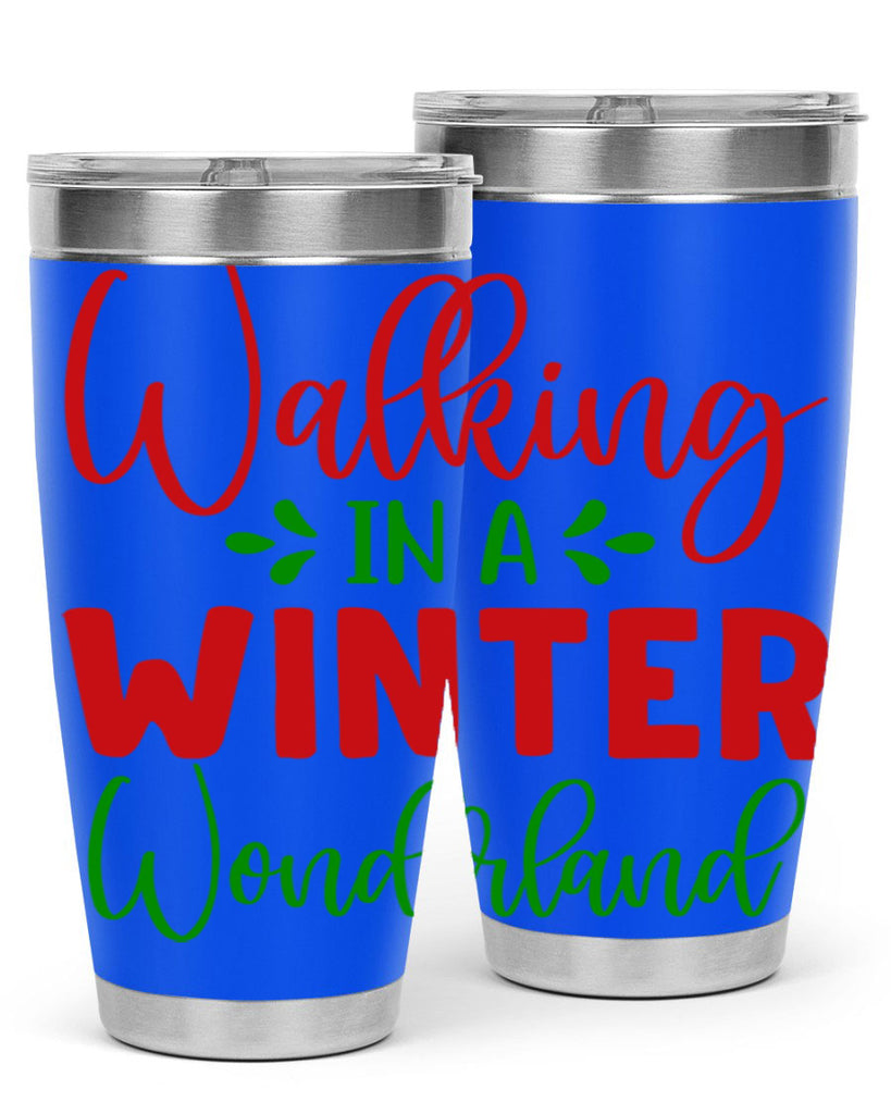 Walking in a Winter Wonderland 436#- winter- Tumbler