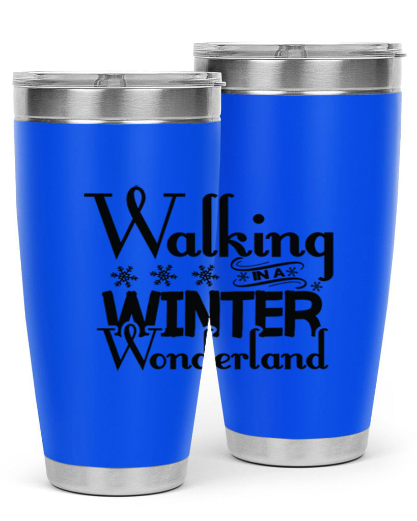 Walking in a Winter Wonderland 437#- winter- Tumbler