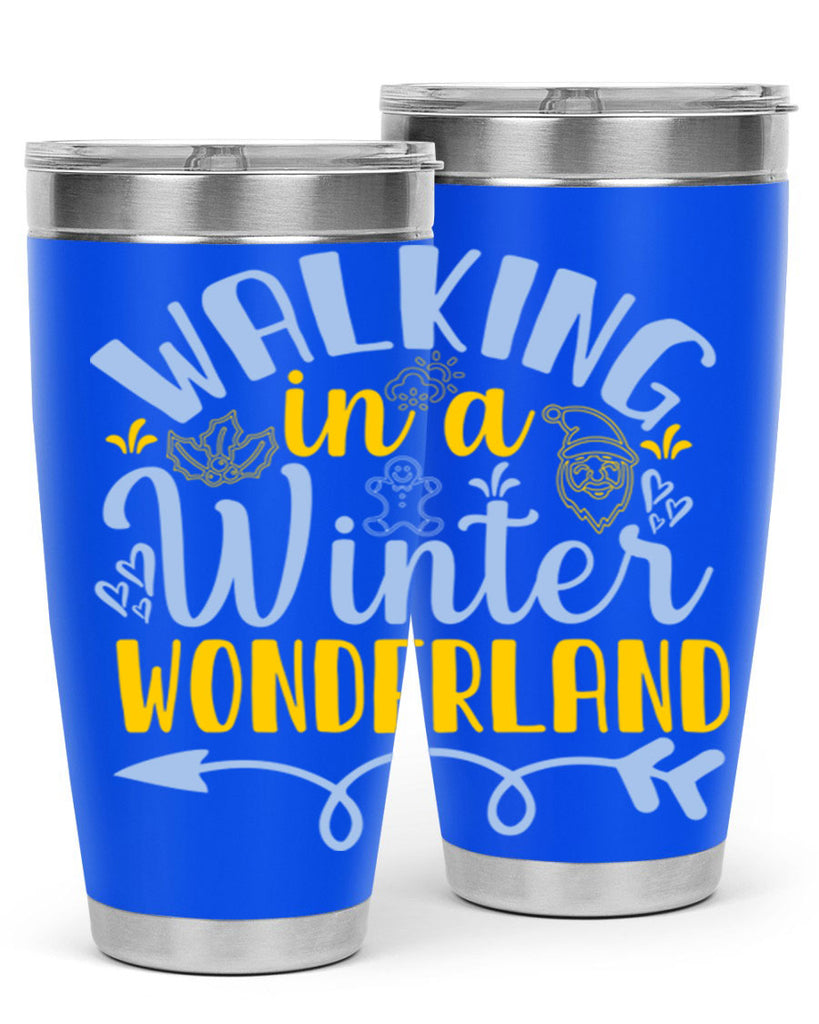 Walking in a winter wonderland440#- winter- Tumbler