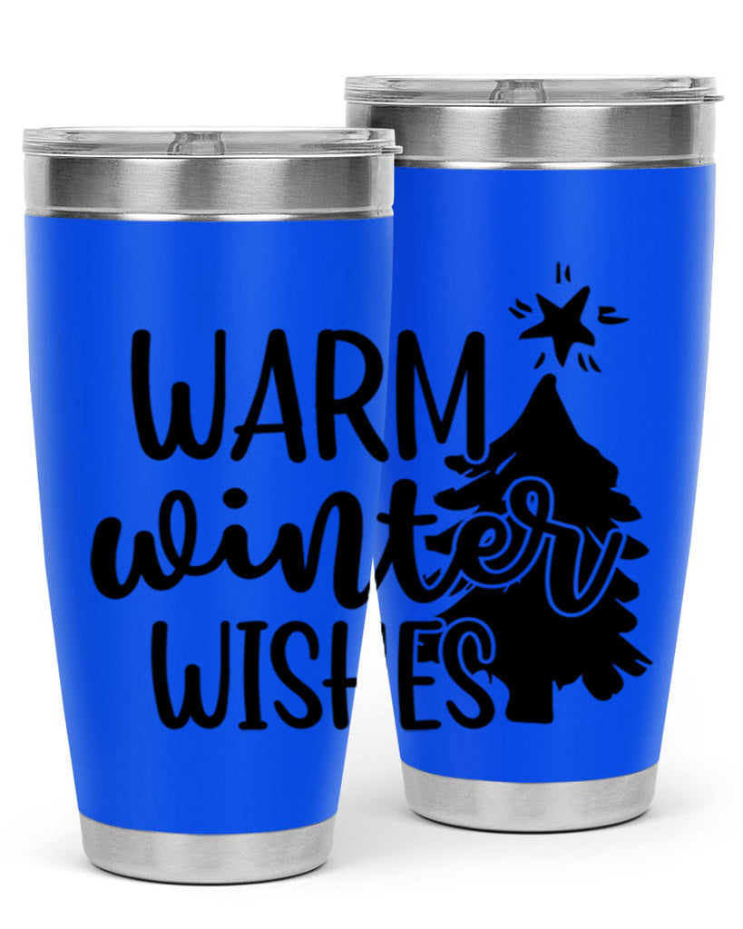 Warm Winter Wishes 451#- winter- Tumbler