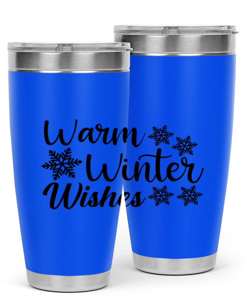 Warm Winter Wishes 466#- winter- Tumbler