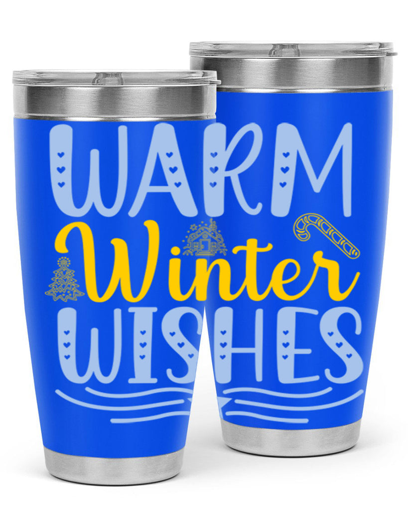Warm winter wishes 449#- winter- Tumbler