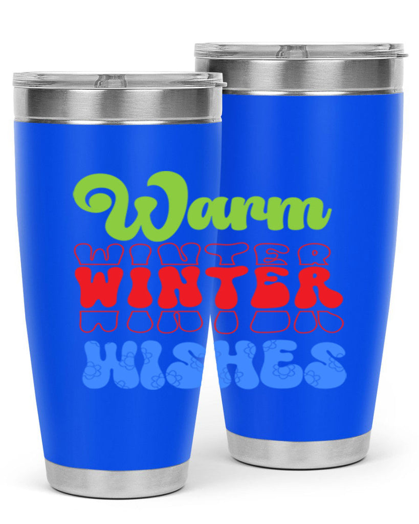 Warm winter wishes 458#- winter- Tumbler