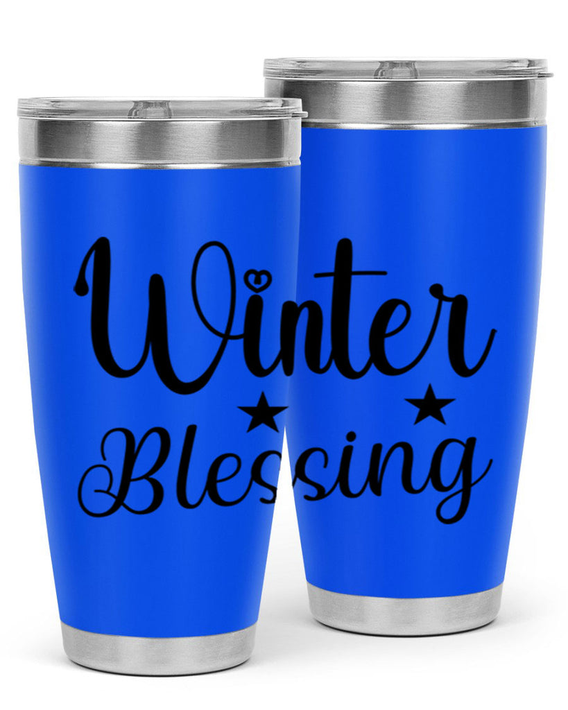 Winter Blessing 484#- winter- Tumbler