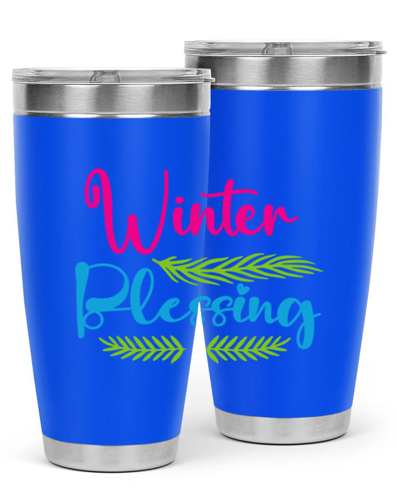 Winter Blessing 486#- winter- Tumbler