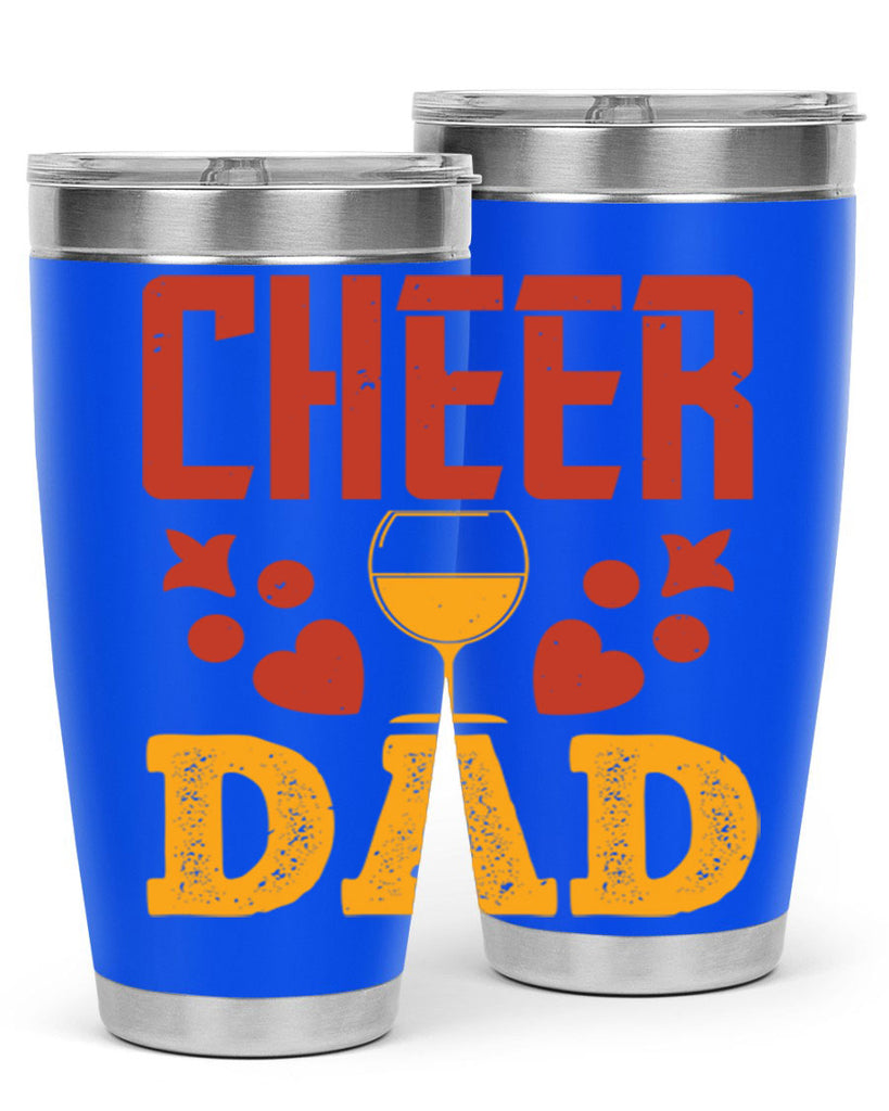 cheer dad 121#- fathers day- Tumbler