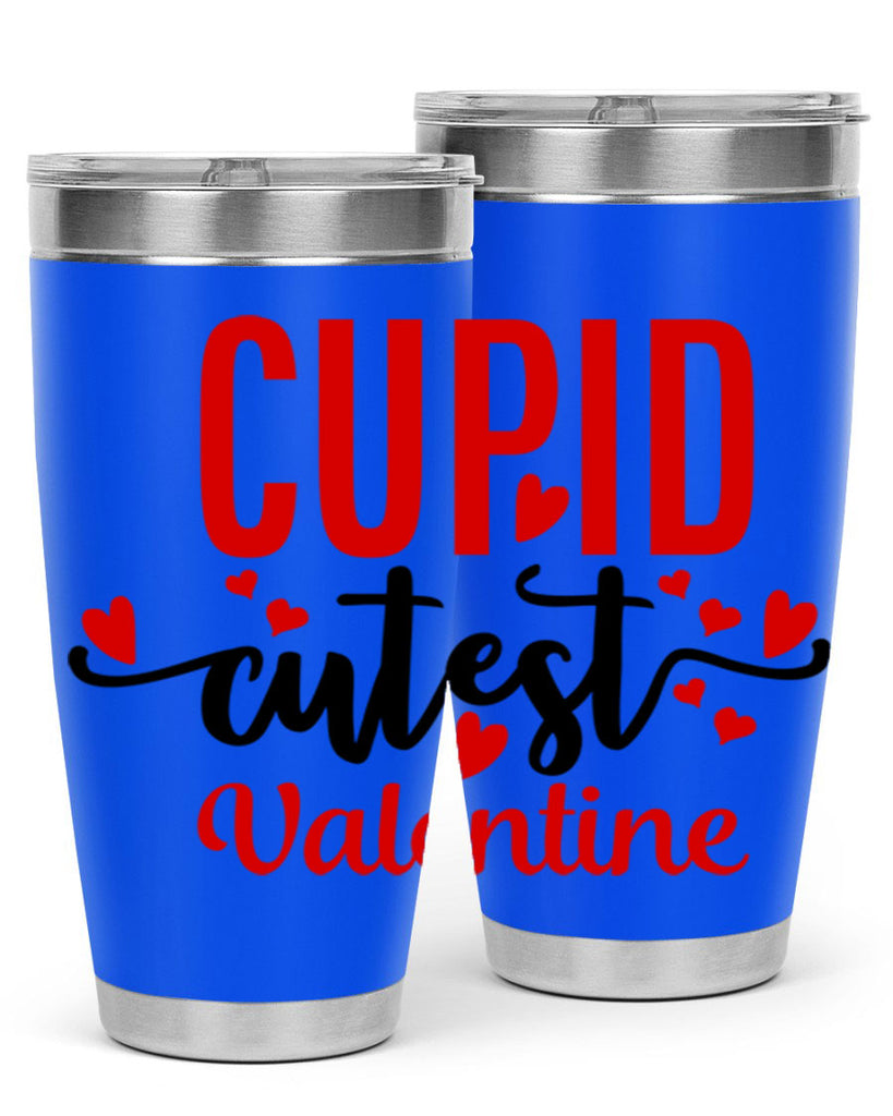 cupid cutest valentine 72#- valentines day- Tumbler