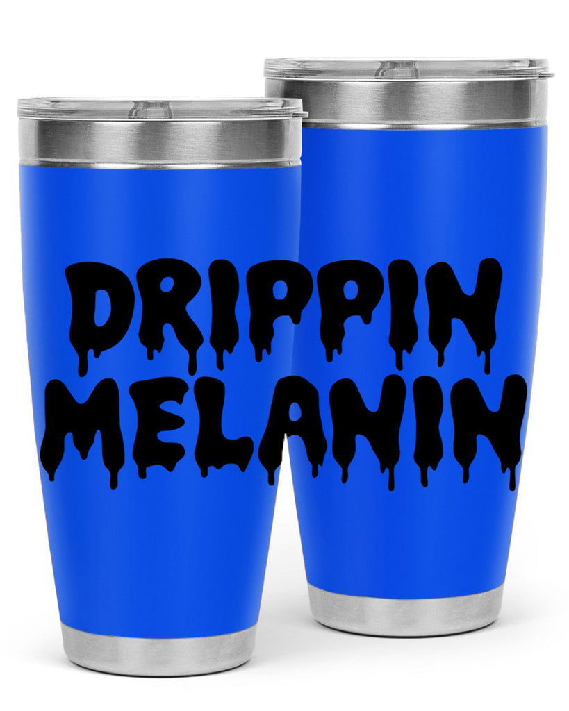 drippinmelanin  160#- black words phrases- Cotton Tank