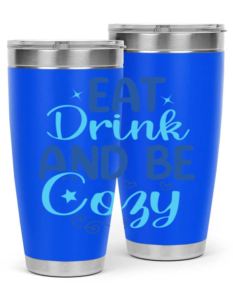 eat drink and be cozy 97#- winter- Tumbler