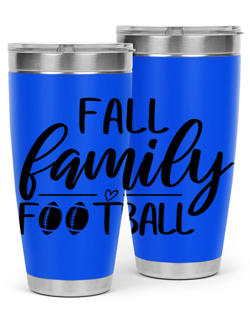 fall family football 100#- fall- Tumbler