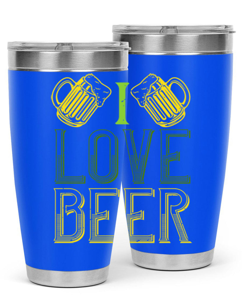i love beer Style 134#- St Patricks Day- Tumbler