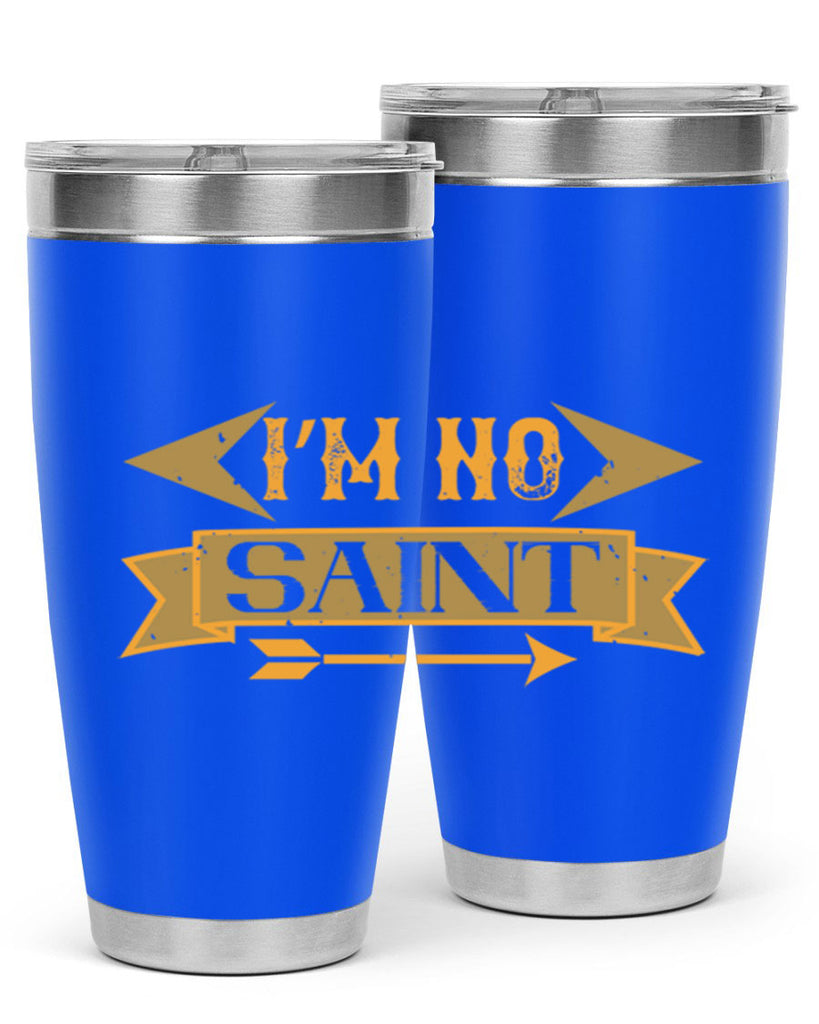i’m no saint 59#- mardi gras- Tumbler