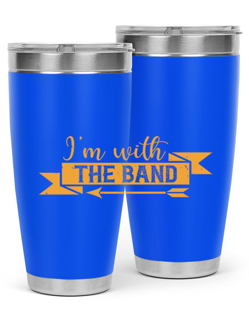 i’m with the band 58#- mardi gras- Tumbler