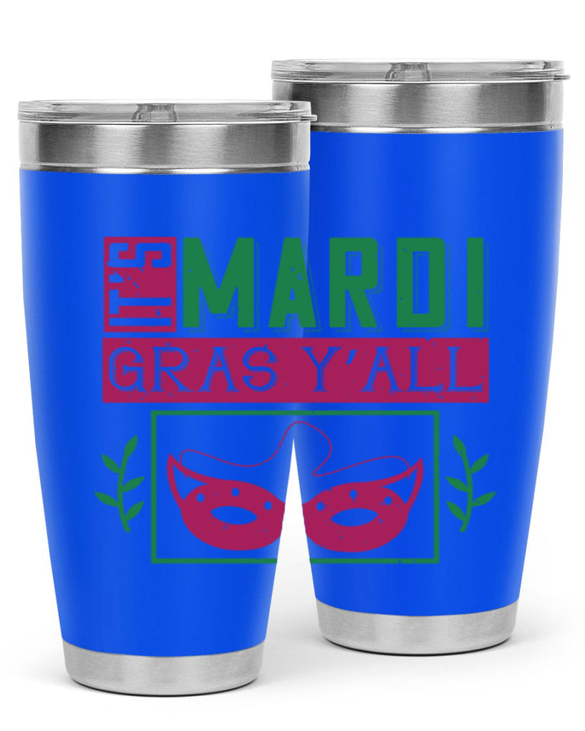 it’s mardi gras y’all 60#- mardi gras- Tumbler