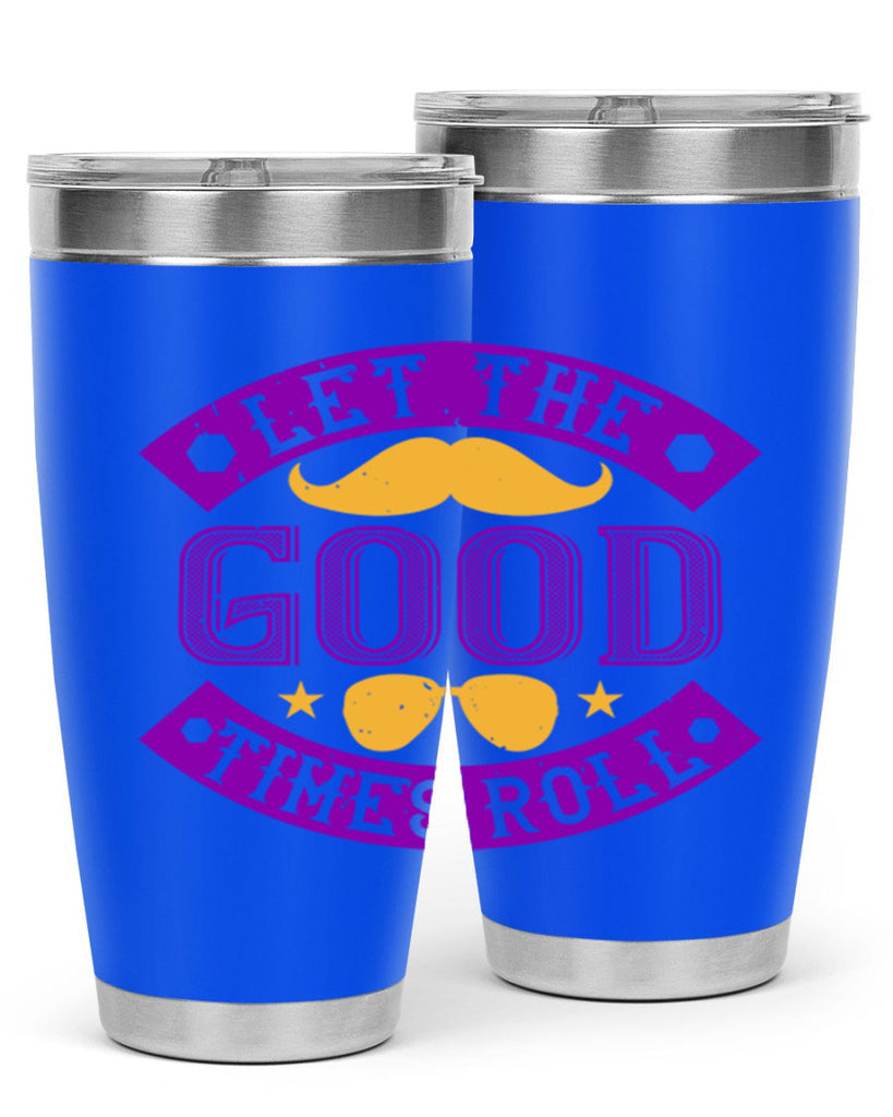 let the good times roll 52#- mardi gras- Tumbler
