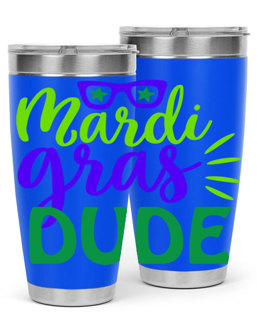 mardi gras dude 10#- mardi gras- Tumbler