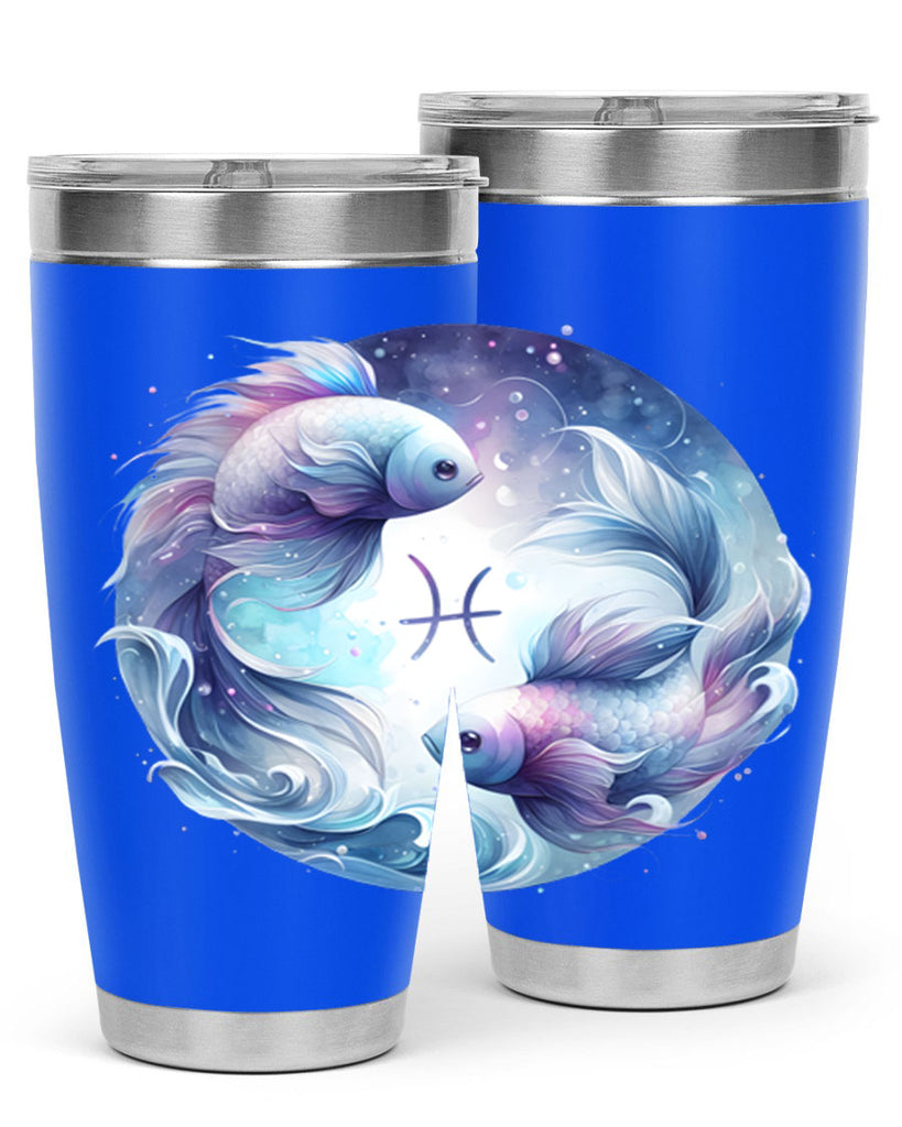 pisces 349#- zodiac- Tumbler