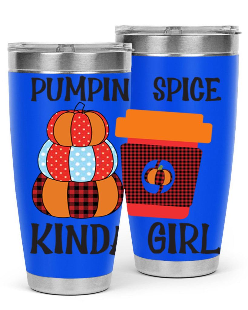 pumpkin spice kinda girl 551#- fall- Tumbler