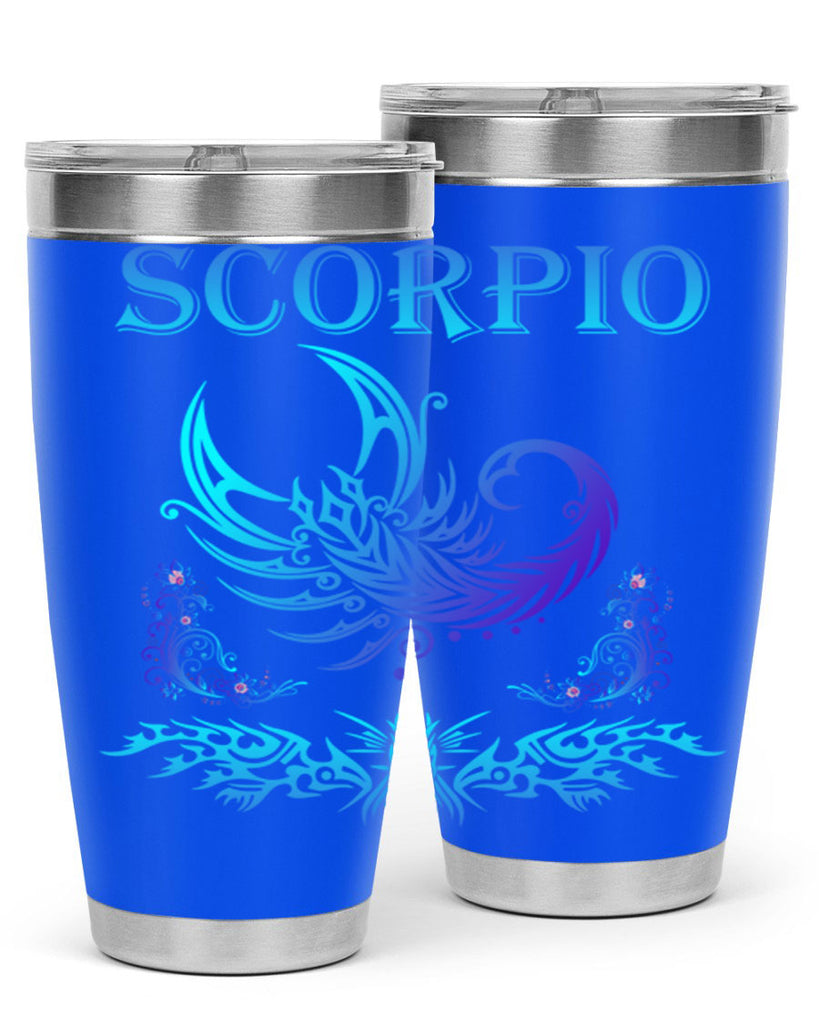 scorpio 449#- zodiac- Tumbler