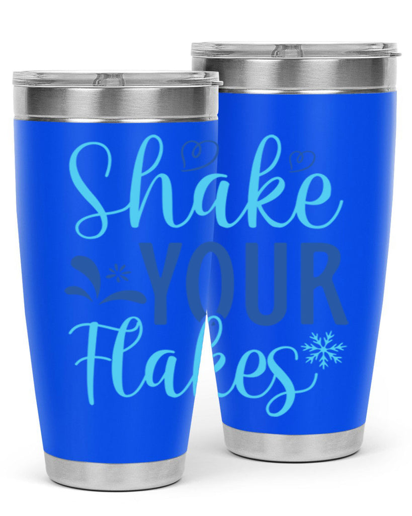 shake your flakes 359#- winter- Tumbler