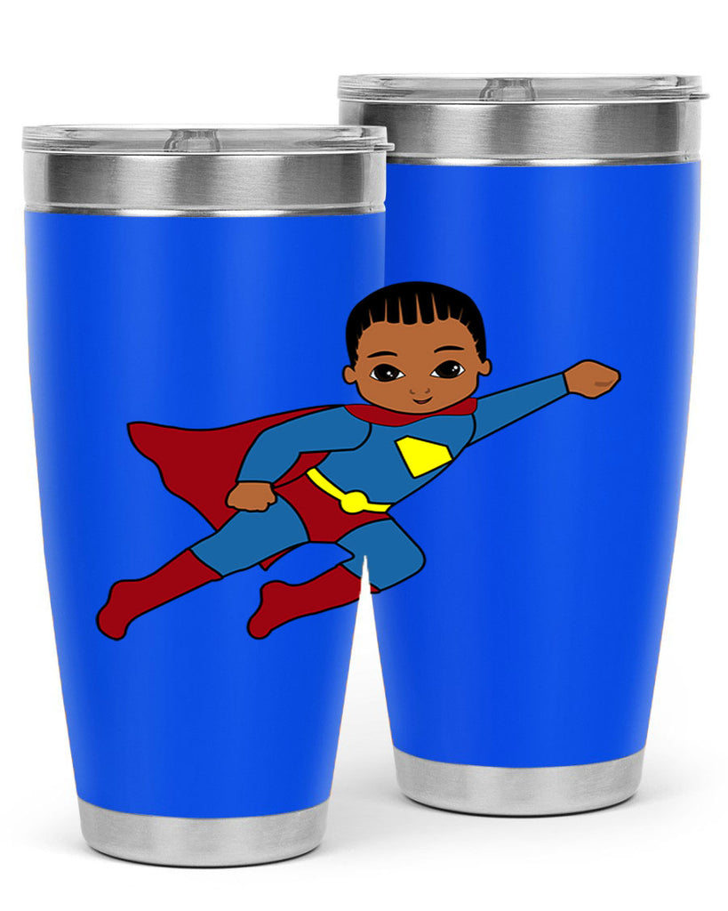 super kid 1#- black men - boys- tumbler