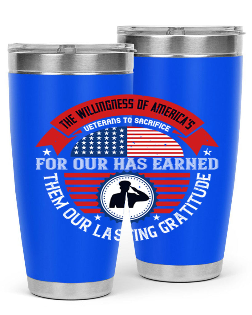 the willingness of americas 88#- Veterns Day- Tumbler