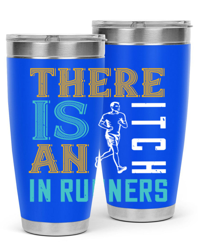 there is an itch in runners 9#- running- Tumbler