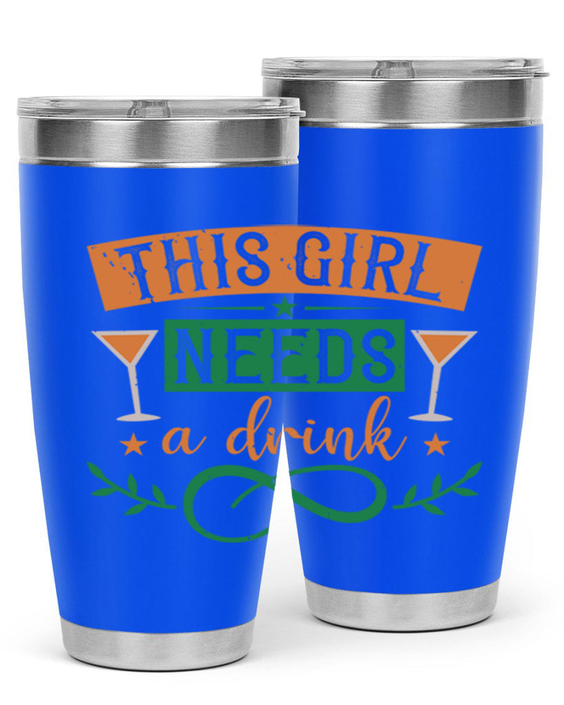 this girl needs a drink 1#- mardi gras- Tumbler