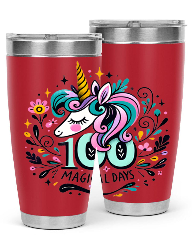 100 Day Magical Sublimation 27#- 100 days of school- Tumbler