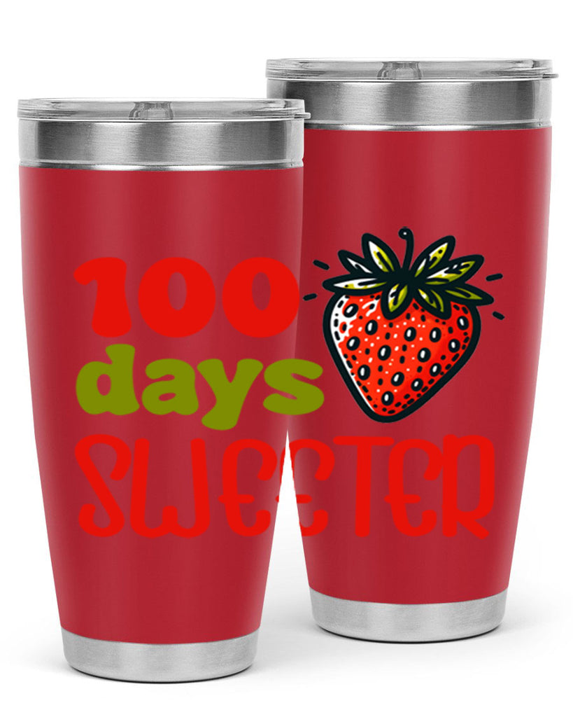 100 days sweeter Sublimation 34#- 100 days of school- Tumbler