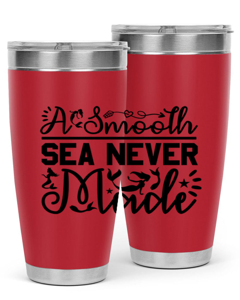 A Smooth Sea Never Made 11#- mermaid- Tumbler