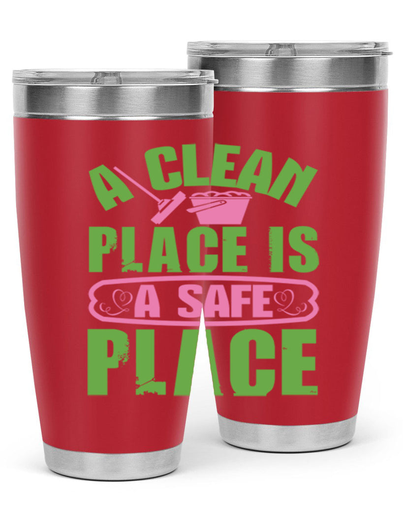 A clean place is a safe place Style 50#- cleaner- Cotton Tank