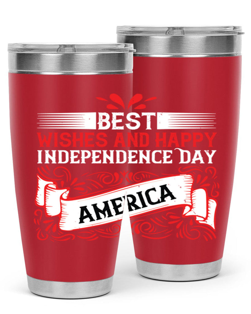 Best wishes and happy Independence Day america Style 86#- Fourt Of July- Tumbler